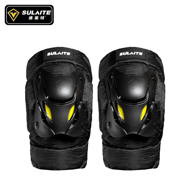 Motorcycle Gear Yellow - SULAITE Motorcycle Knee Pads Elbow Guards