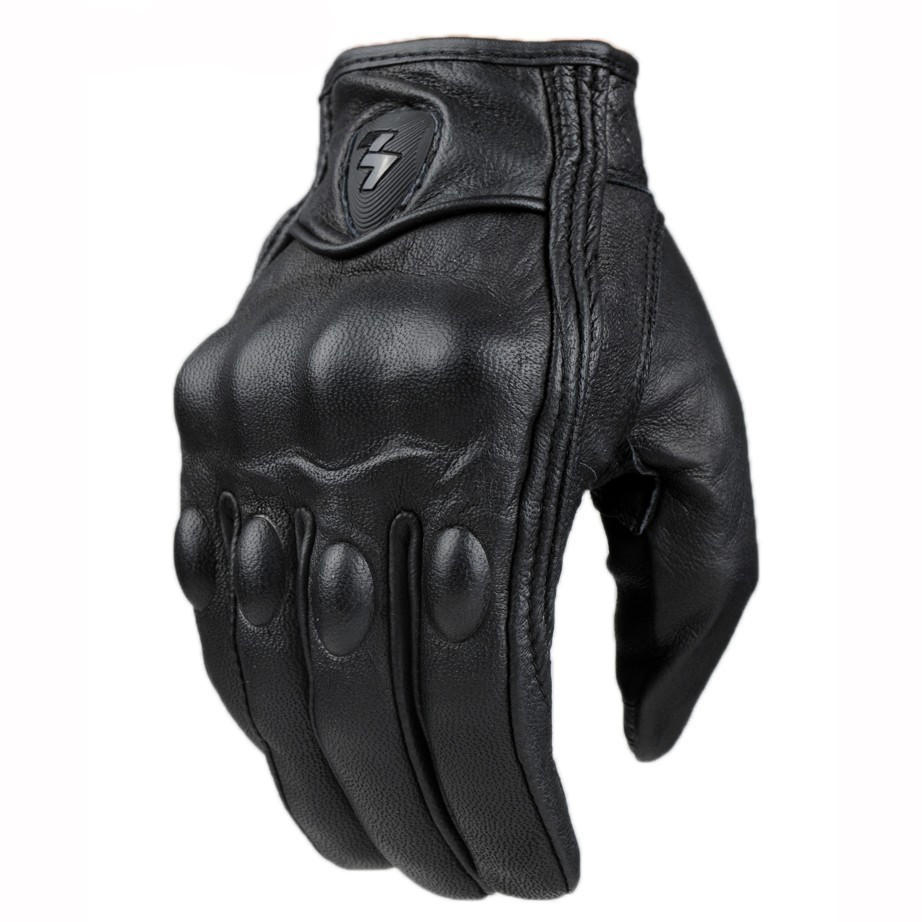 Motorcycle Gear Full Set - 2025 Motorcycle Gloves Goatskin Leather Touch