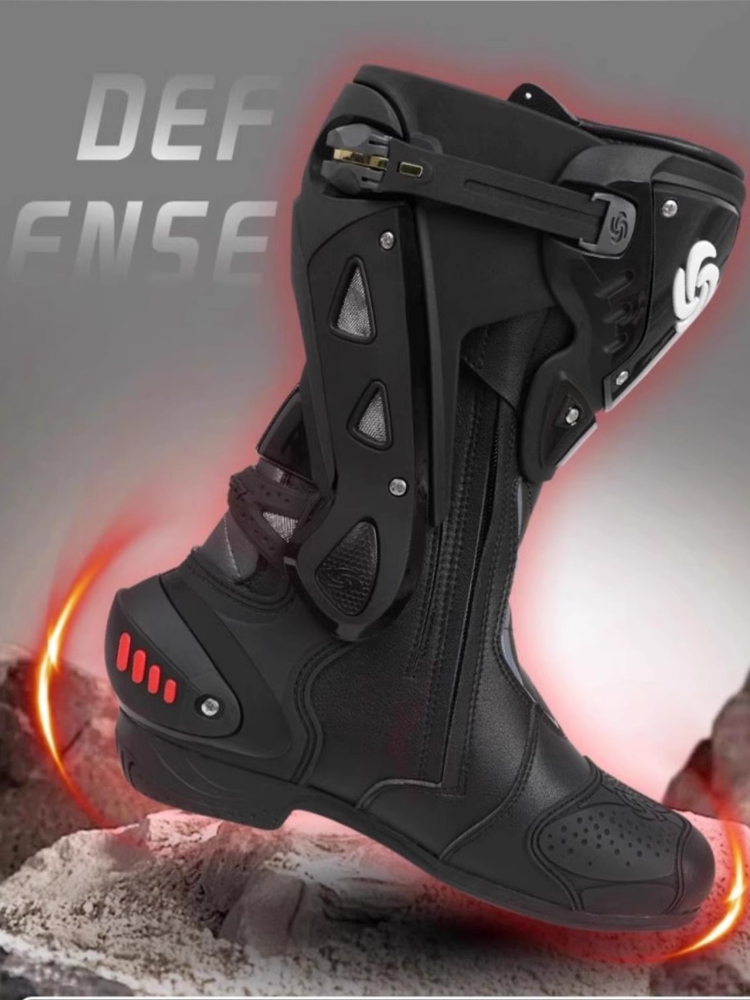 Motorcycle Gear Boots - Men's Steel Toe Enduro Motorcycle Motocross
