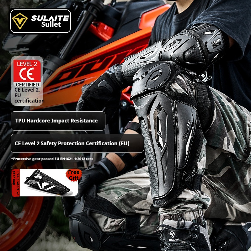 Motorcycle Gear Full Set - SULAITE Motorcycle Knee and Elbow Pads