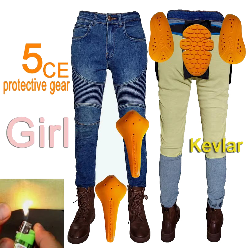 Motorcycle Gear For Women - women's motorcycle jeans Kevlar Moto Pants