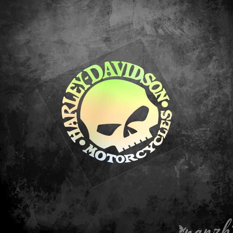 Motorcycle Gear Companies - Riding Protective Gear Skull Stickers Retro