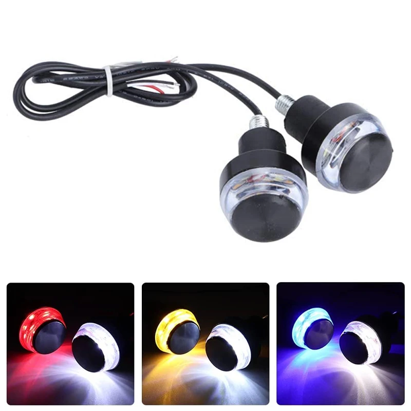 Motorcycle Gear Yellow - 1/2pcs Motorcycle Handlebar LED Turn Signal