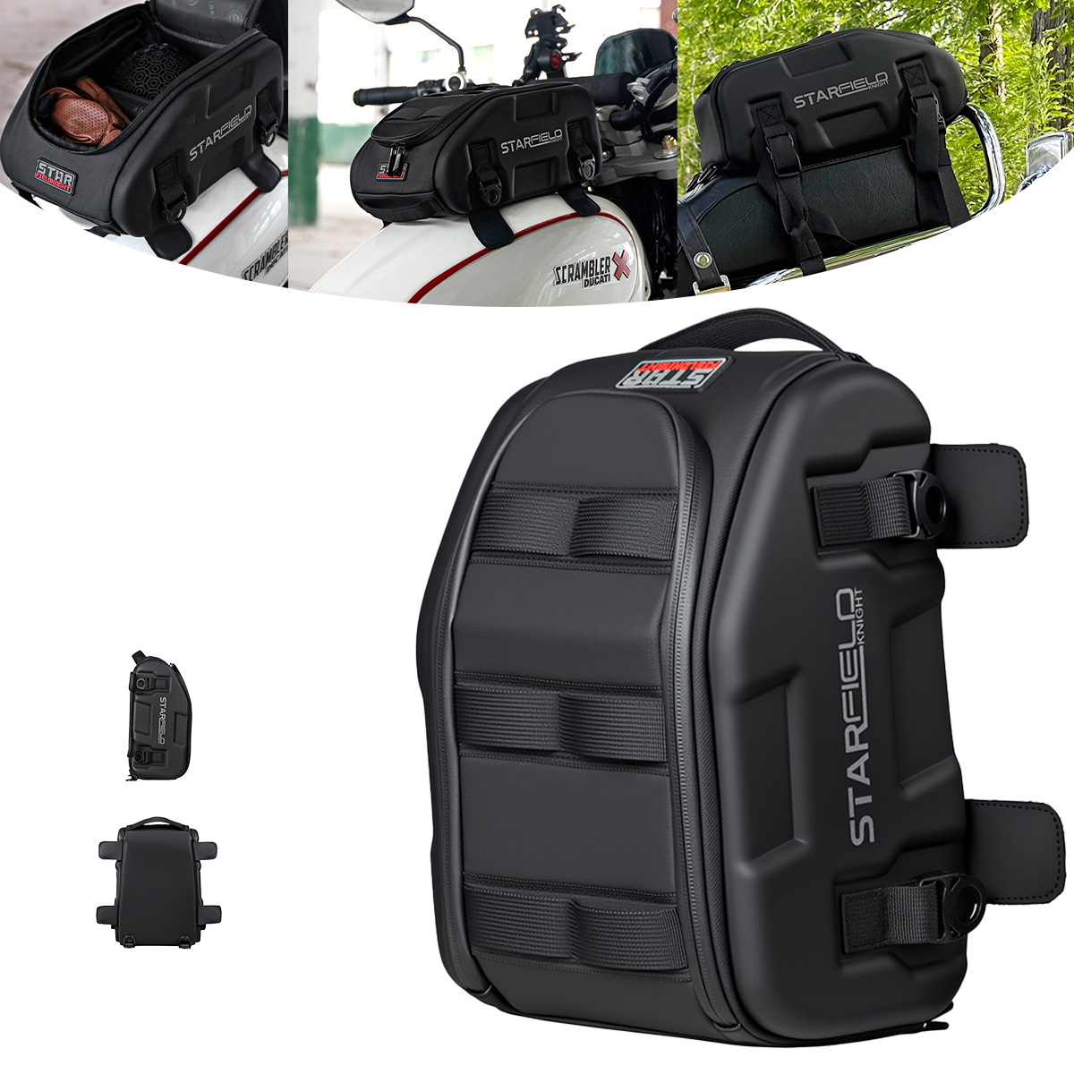 Multifunctional Motorcycle Bag - Motorcycle Gear Garage Storage recension och pris