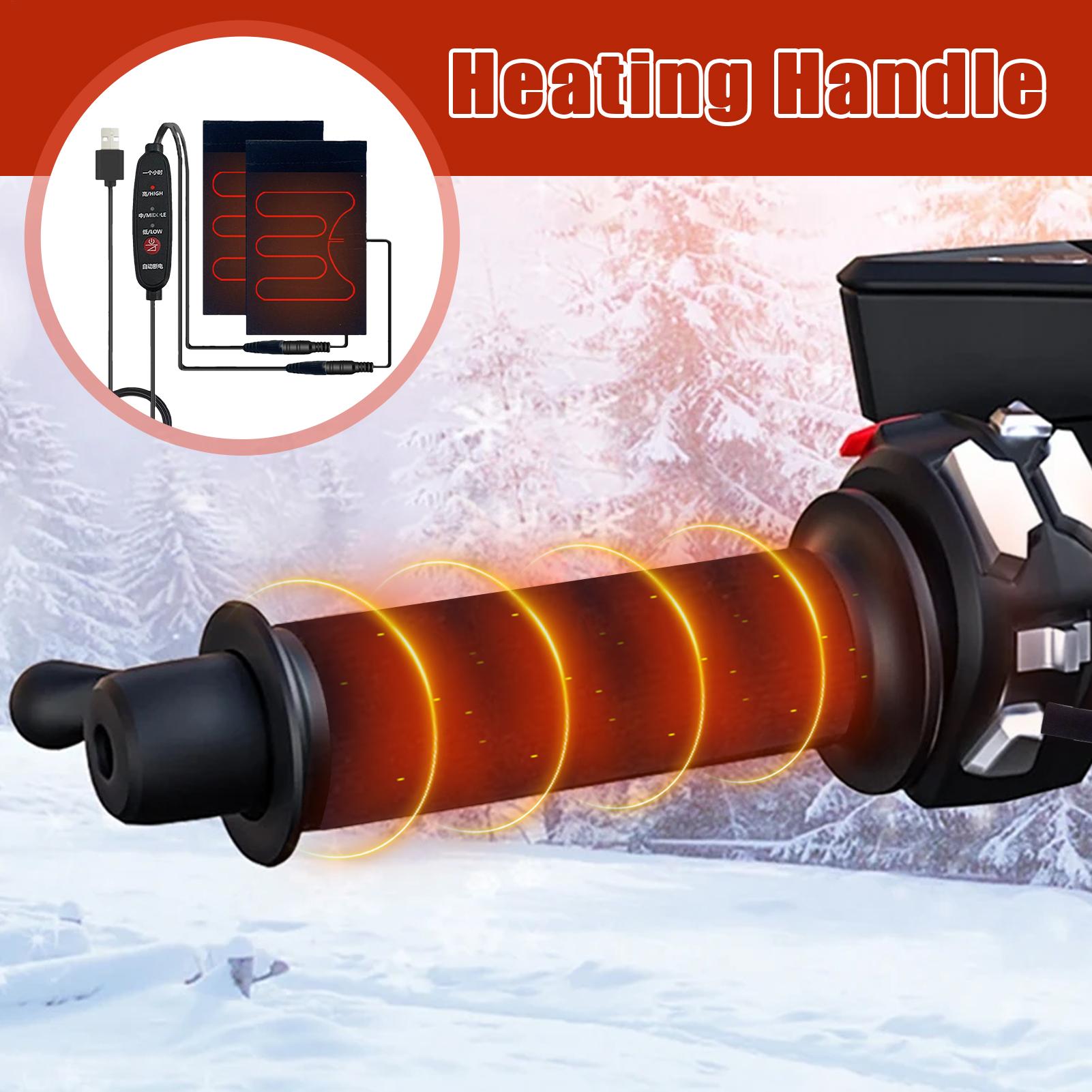 5V Heated Motorcycle Grips USB - Handlebar Grip Heated recension och pris