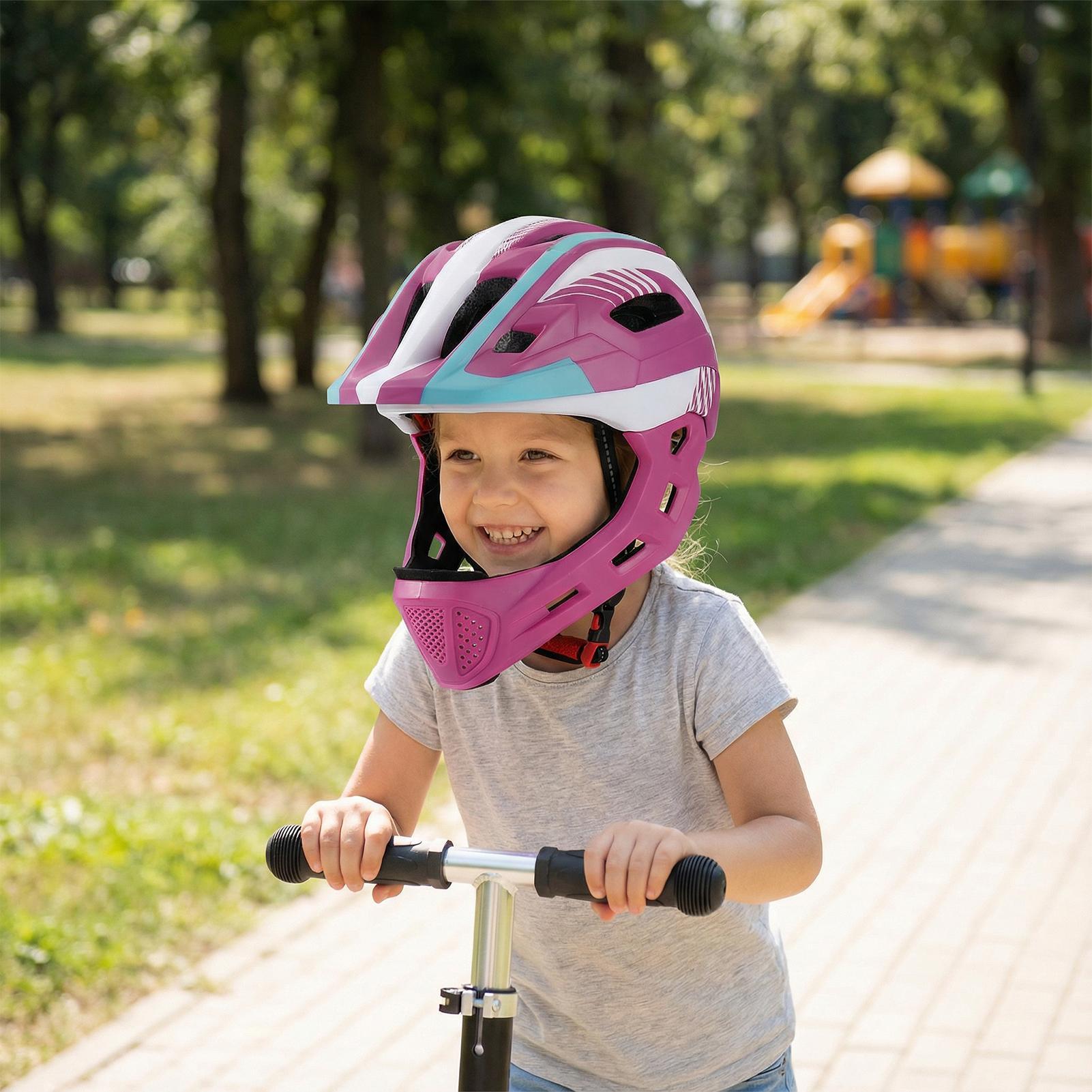 Youth Full Face Helmet Cycling - Motorcycle Gear For Beginners recension och pris