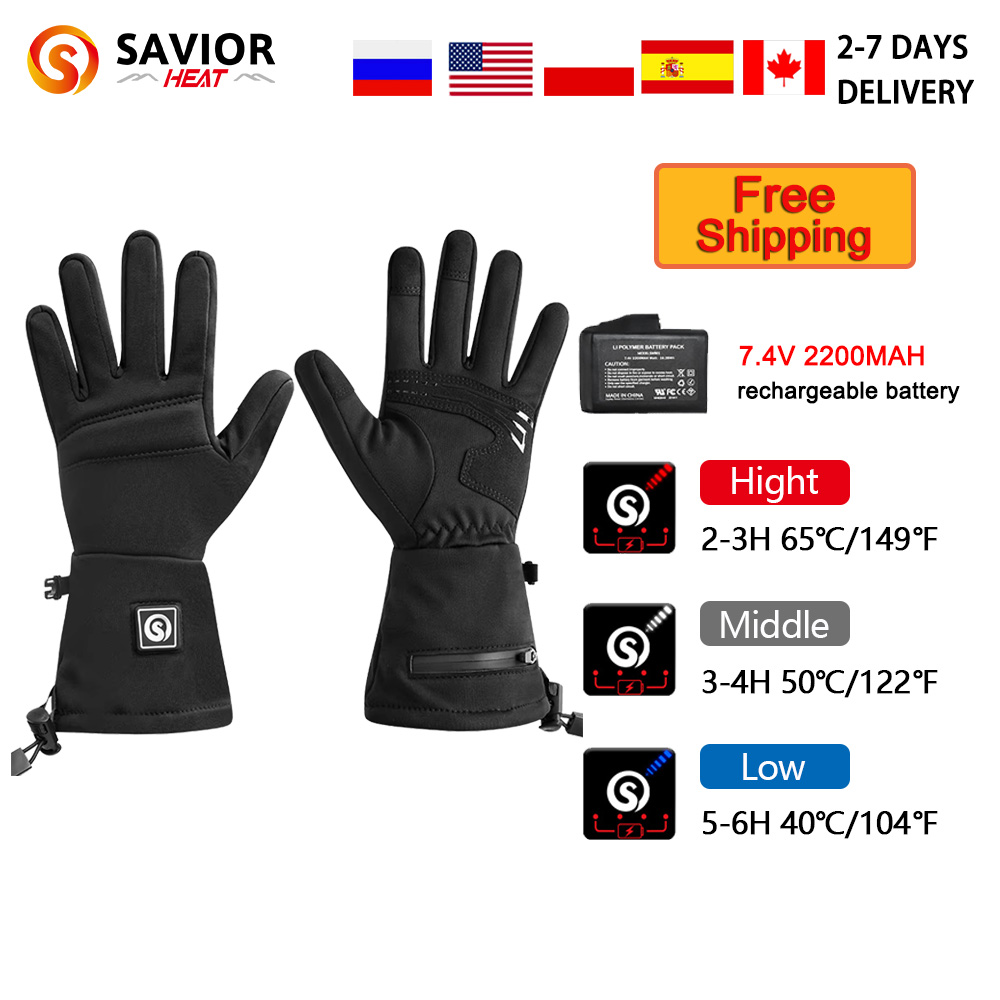 Snow Deer S18 Winter Heated Gl - Motorcycle Gear For Winter recension och pris