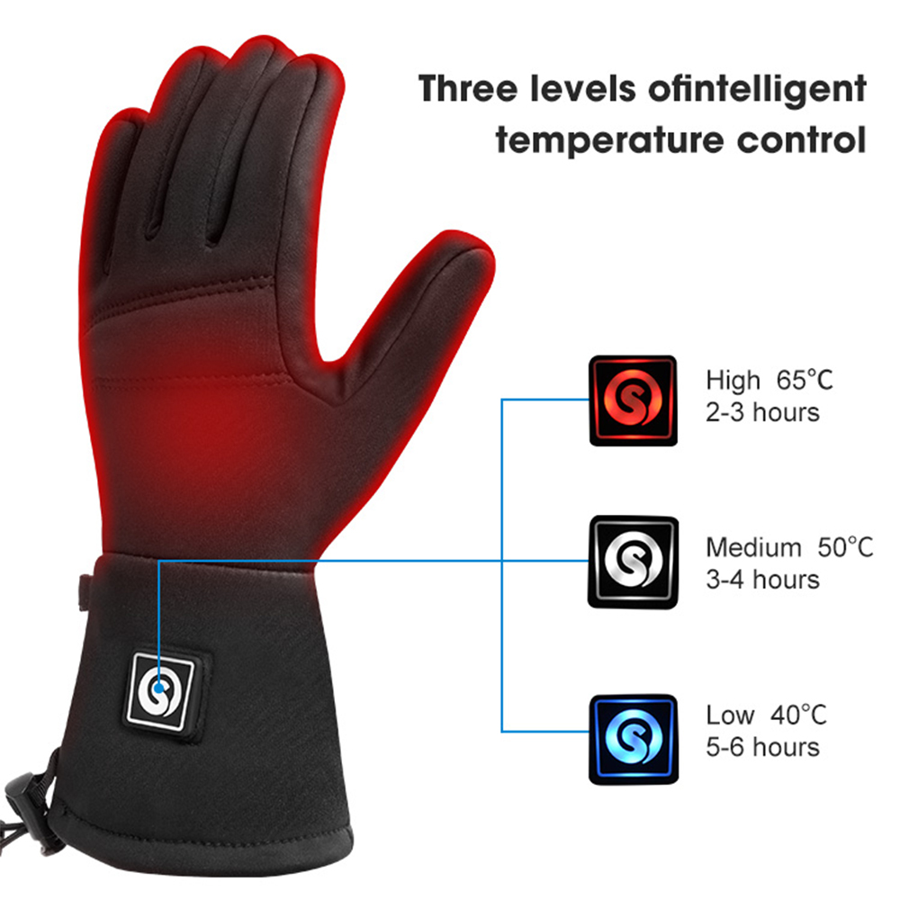 Snow Deer S18 Winter Heated Gl - Motorcycle Gear For Winter recension och pris