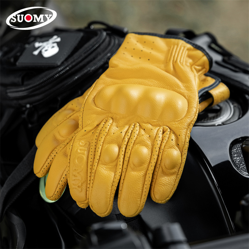 Sheepskin Breathable Motorcycl - Motorcycle Gear Yellow recension och pris