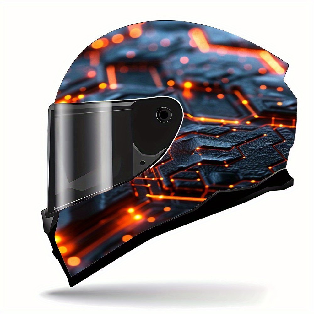 Black Honeycomb Patterns With  - Motorcycle Gear Yellow recension och pris