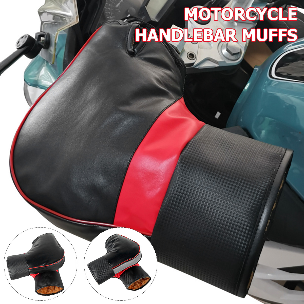 1Pair Motorcycle Handlebar Muf - Motorcycle Gear For Winter recension och pris