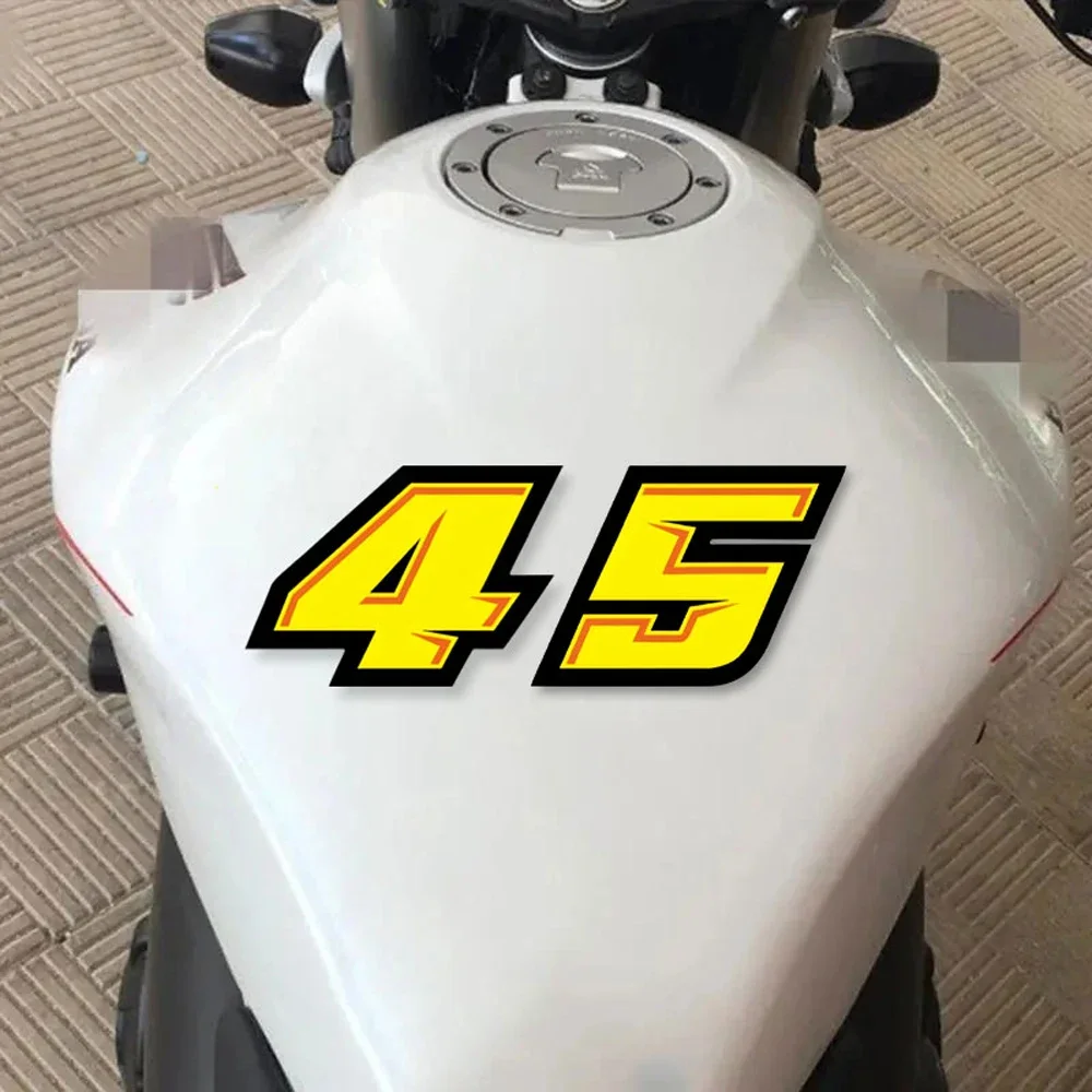 0123456789 Yellow Number Car M - Motorcycle Gear Yellow recension och pris
