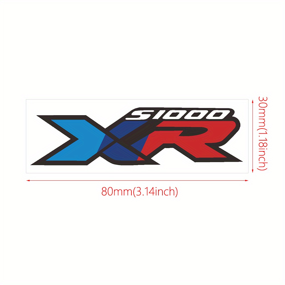 XR S1000 Text Stickers Waterpr - Motorcycle Gear Yellow recension och pris