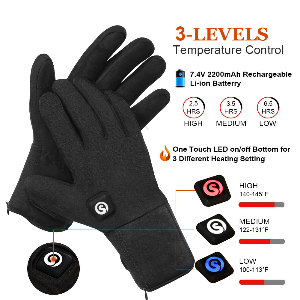 Winter Electric Heated Gloves  - Motorcycle Gear For Winter recension och pris