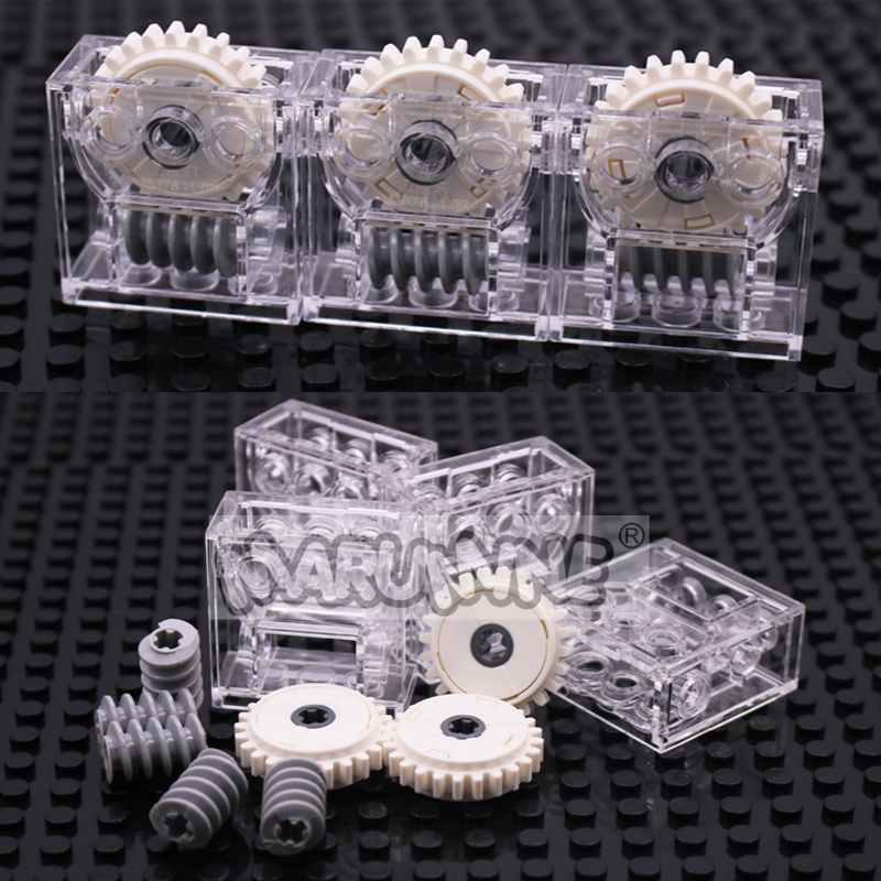 Marumine Gear Box MOC Building - Motorcycle Gear Garage Storage recension och pris