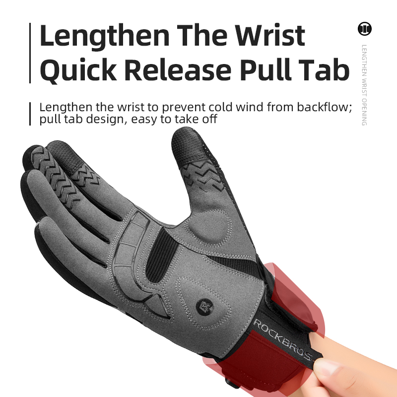 ROCKBROS Heated Winter Glove C - Motorcycle Gear For Winter recension och pris