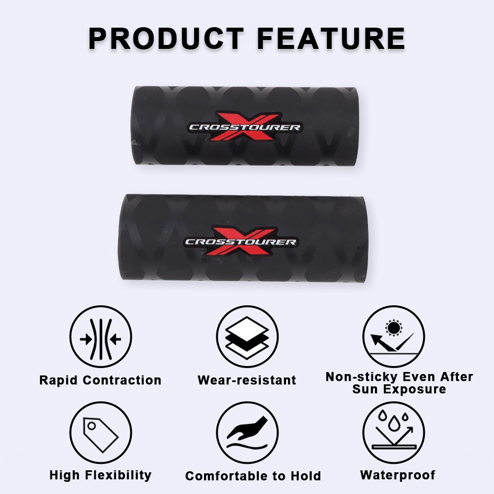 Motorcycle Handlebar Rubber Co - Handlebar Grip Heated recension och pris