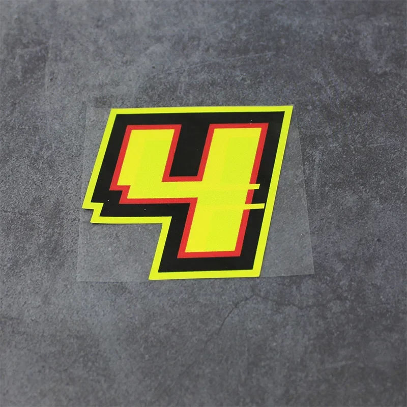 0123456789 Yellow Numbers Moto - Motorcycle Gear Yellow recension och pris