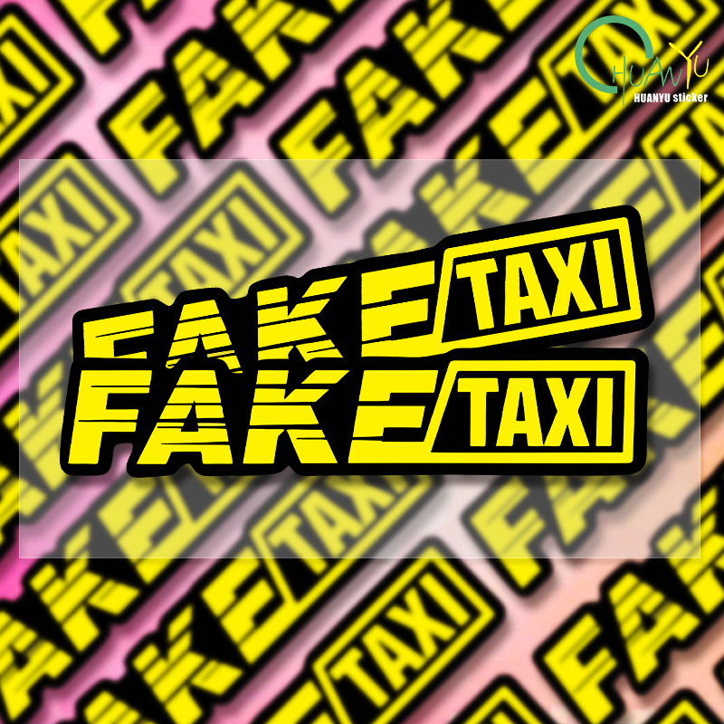 Yellow Fake Taxi Logo Pvc Wate - Motorcycle Gear Yellow recension och pris