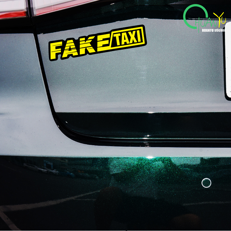 Yellow Fake Taxi Logo Pvc Wate - Motorcycle Gear Yellow recension och pris