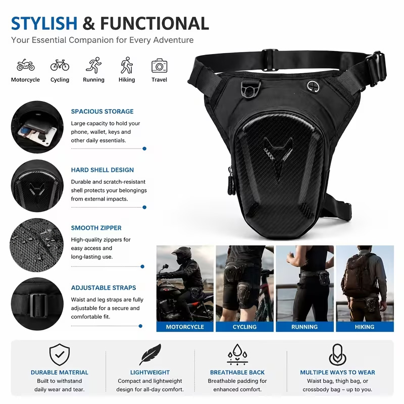 Motorcycle Leg Tank Bag Waterp - Motorcycle Gear Companies recension och pris