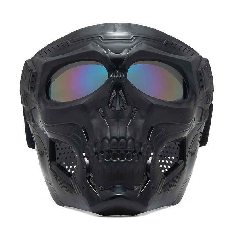 Skull Motorcycle Full Face Mas - Motorcycle Gear Full Set recension och pris