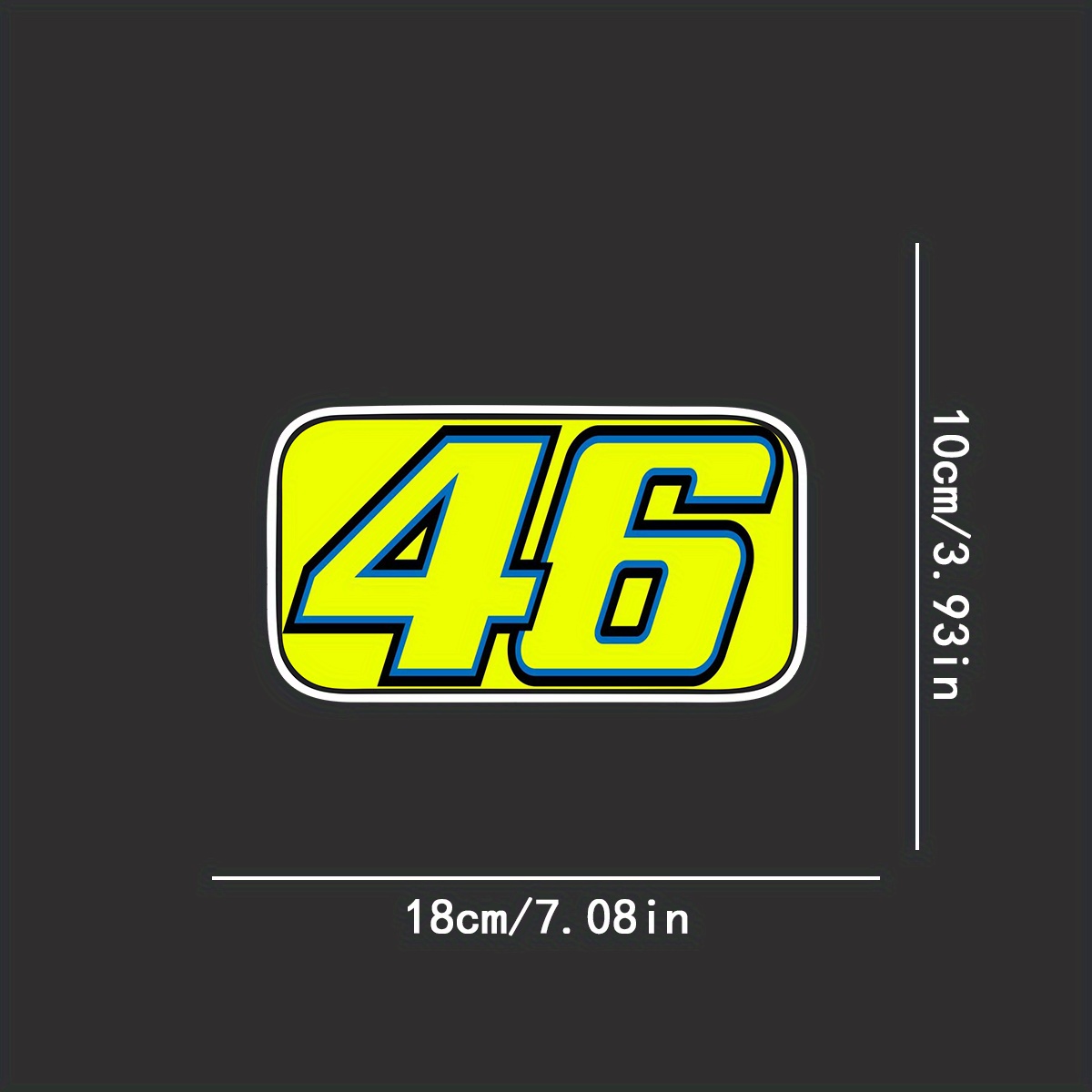 1PC Fluorescent Yellow Racing  - Motorcycle Gear Yellow recension och pris
