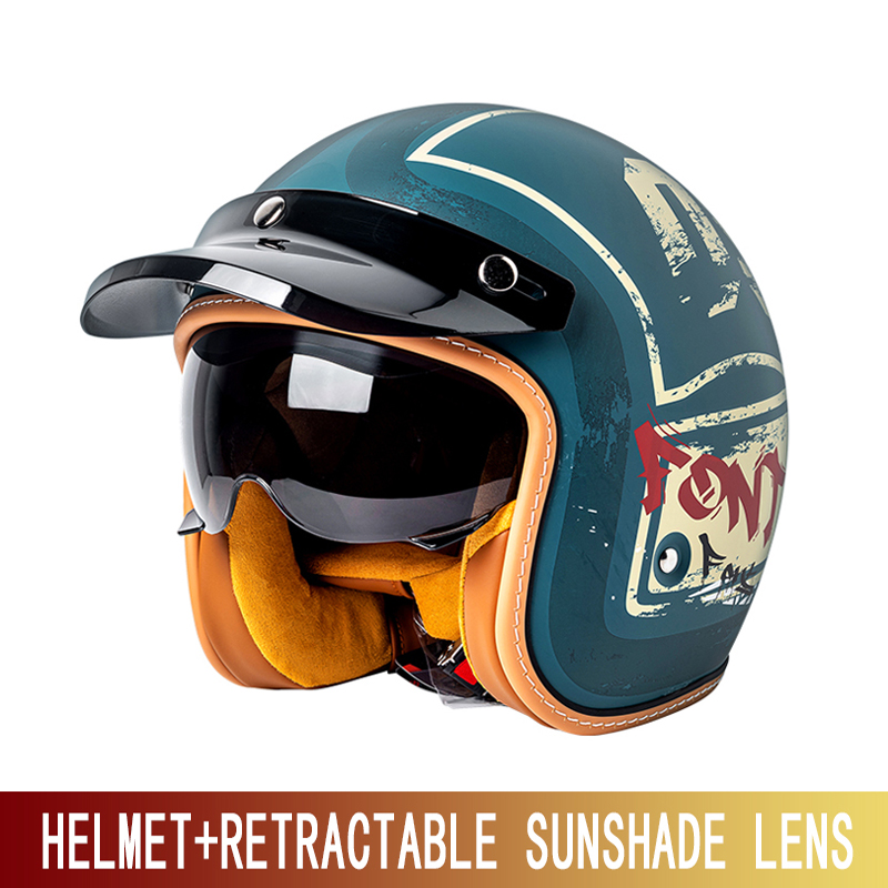 New Retro Cruise Motorcycle He - Motorcycle Gear Yellow recension och pris